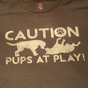 PUPS AT PLAY T-SHIRT